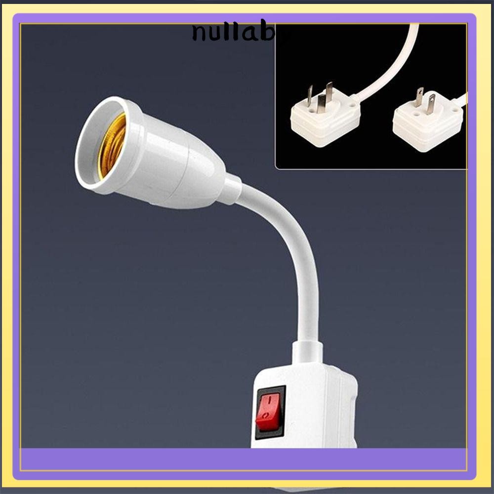 Nullaby ปลั๊กไฟทดสอบ, ฐานโคมไฟ E27 แบบหมุนแบบยืดหยุ่น, ปลั๊กอะแดปเตอร์ไฟปลั๊กอินโดยตรงแบบพกพา