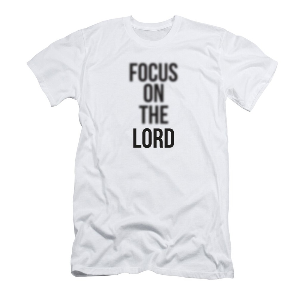 เสื้อยืด Vintage Cool Christian Bible Verse Quote Minimalist Typography T-Shirt แท้ Cotton 100% การ์