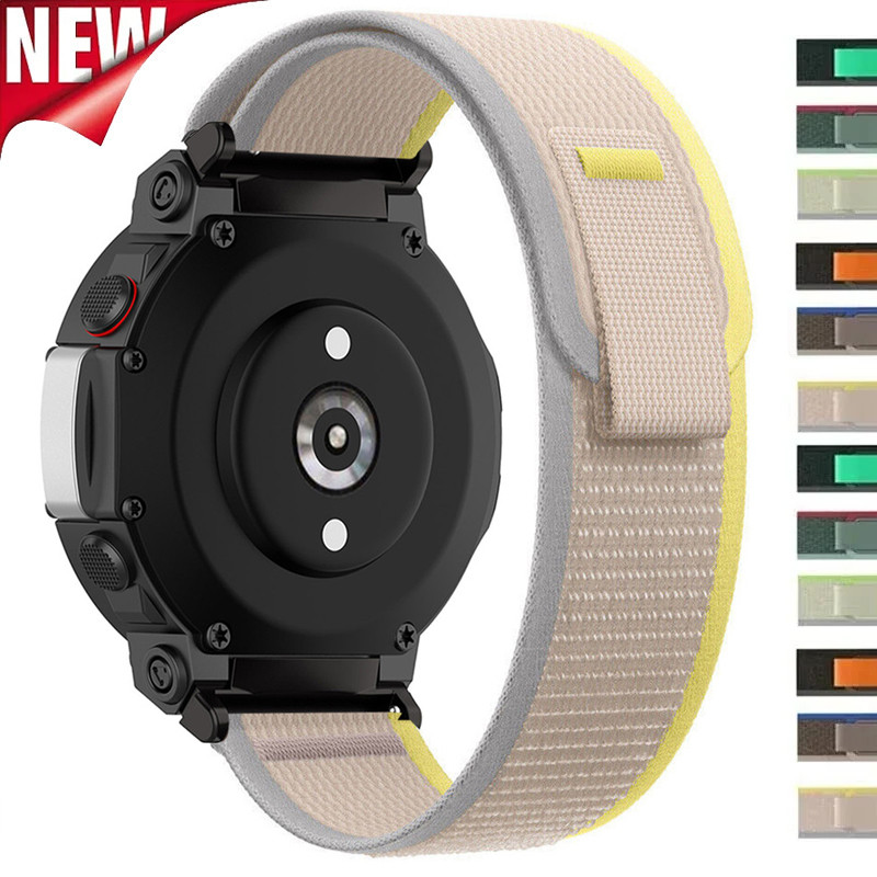 ไนลอน Trail Loop สําหรับ Huami Amazfit T-Rex 3/2 สมาร์ทวอท์ชสร้อยข้อมือกีฬาสําหรับ Xiaomi Amazfit T-Rex/T Rex Pro 2 สายนาฬิกา