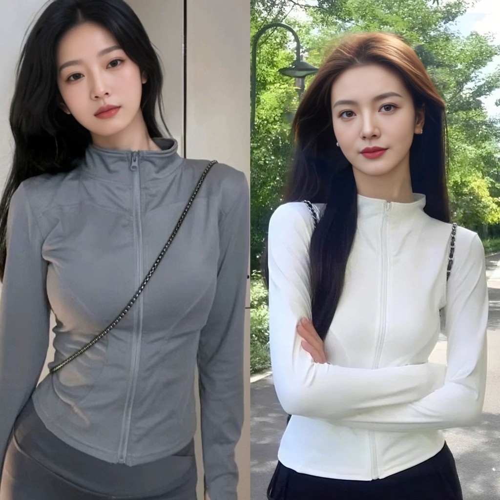 เสื้อแขนยาวกันแดดผู้หญิง สไตล์แฟชั่น  ไม่ร้อน น้ำหนักเบา แมทช์ง่ายทุกลุค