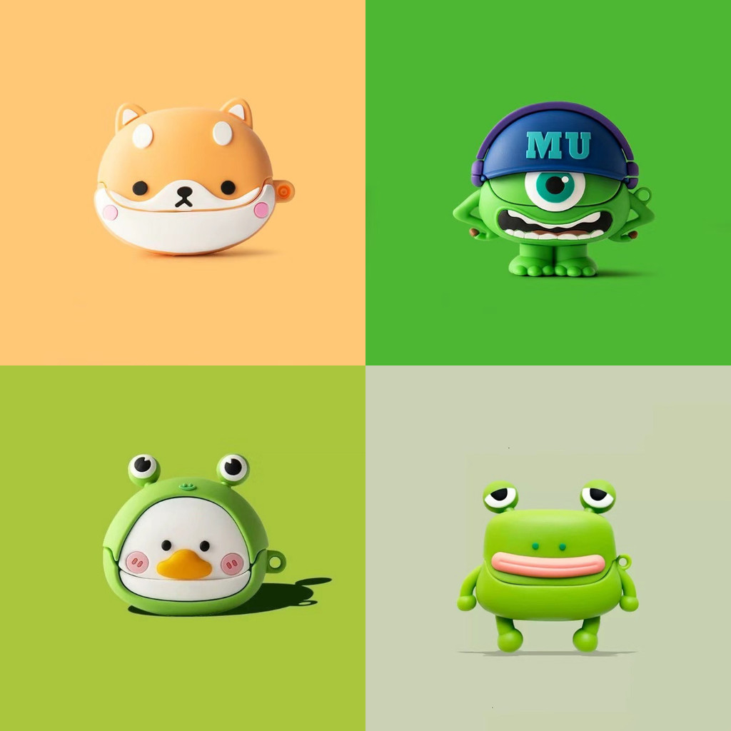 สําหรับ Jeep EW133 เคส Case เคสหูฟังลายเป็ดตาโตชิบะอินุน่ารัก