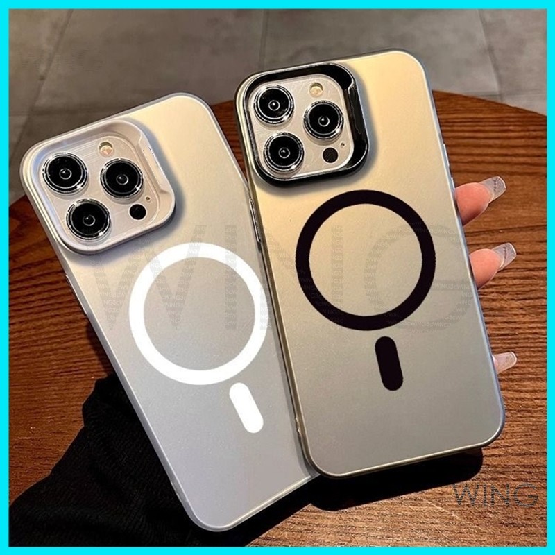 เคส Magnetic Case for iPhone 17 Air 16 15 Pro Max 13 Pro 11 14 12 7 8 X XR XS Max แม่เหล็ก โปร่งใส เคส สำหรับ ไอโฟน-CXK