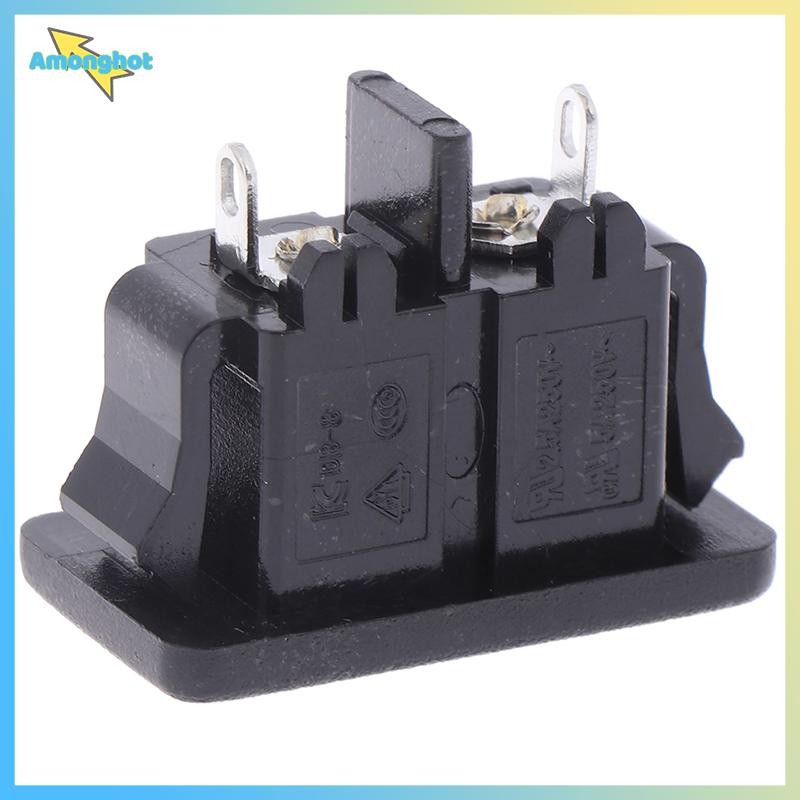 Amonghot> 5 ชิ้นใหม่ AC250V 5A 2Pin AC ปลั๊กไฟ Mount ซ็อกเก็ตหญิงใหม่