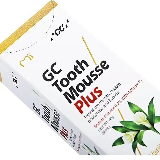Japan GC Tooth Mousse Topical creme bio-available แคลเซียมฟอสเฟตและฟลูออรีน
