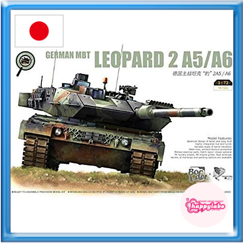 โมเดลโมเดลชุดประกอบรถถังเยอรมัน Leopard 2 A5 / A6 ของกองทัพเยอรมนา TK7201 มาสเตอร์ไมซ์