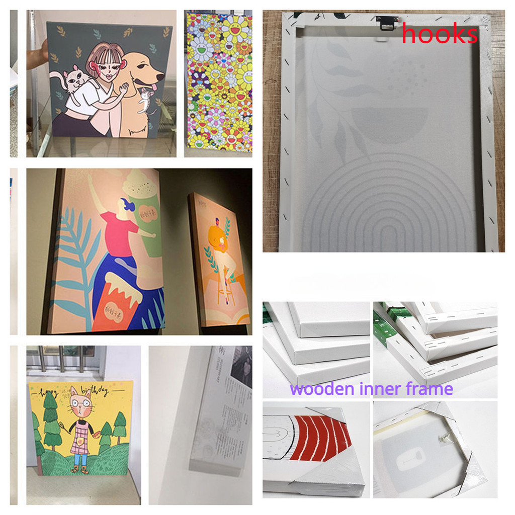 (พร้อมกรอบ) สีน้ํา Coastal Landscape Travel City Morocco ฝรั่งเศสสเปนผ้าใบภาพจิตรกรรม - รูปที่ 5