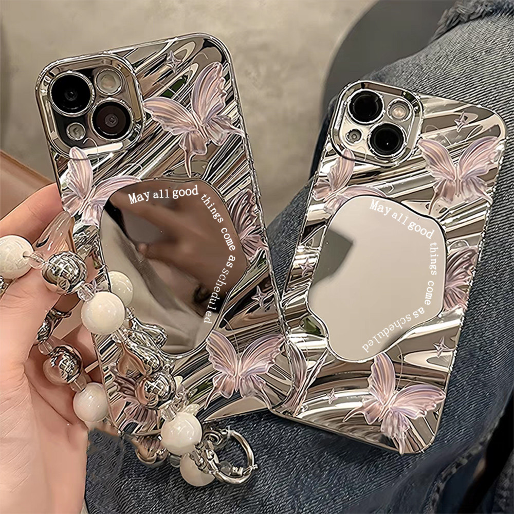 เคสไอโฟน For iPhone 17 13 11 16 14 15 12 Pro Max 7 8 Plus SE X XR XSMax 14 15 12 16 11 13 Pro ผีเสื้อ เคสโทรศัพท์มือถือ