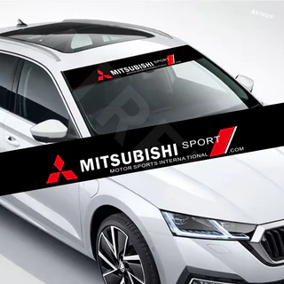 [Atreus] สากล สติกเกอร์ ติดกระจกหน้ารถยนต์ Toyota Honda Isuzu สติ๊กเกอร์บังแดด คาดกระจกหน้า-กระจกหลัง สติ๊กเกอร์ ติดรถยนต์ อุปกรณ์ตกแต่งรถยนต์