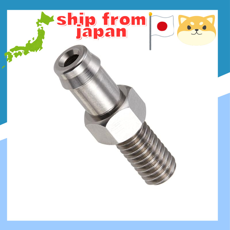 KITACO Nipple (M6×P1.0/Stainless Steel/1 piece) Universal for 5mm Hose K-CON 0900-990-90006