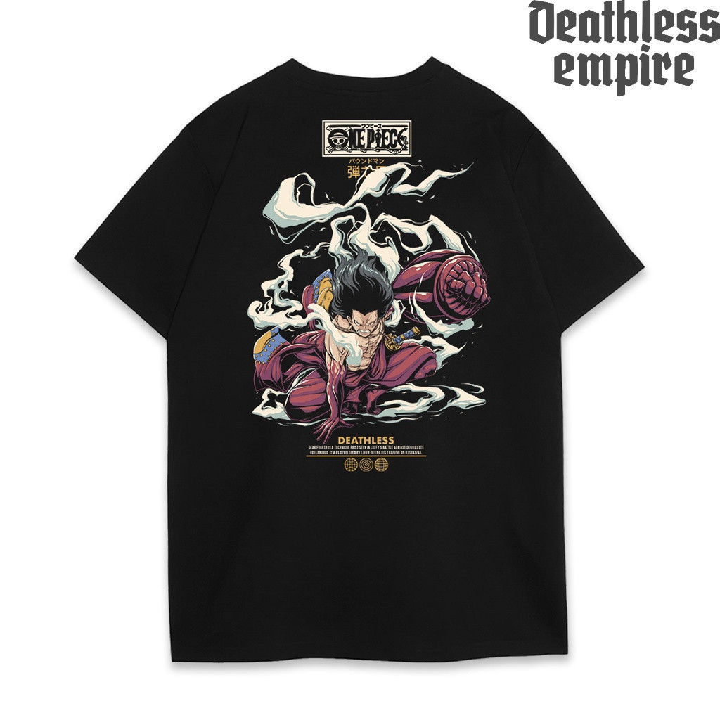 เสื้อยืด DEATHLESS | LUFFY LUFFY LUFFY LUFFY | ชุดวันพีช