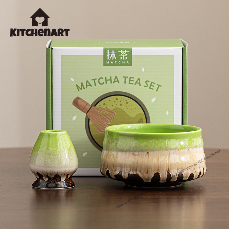 ชุดชามมัทฉะ 2ชิ้น ชุดชงชามัทฉะ อุปกรณ์มัทฉะแปรงไม้ไผ่ญี่ปุ่น แปรงชงชา อุปกรณ์มัทฉะ ชุดชงชาญี่ปุ่น