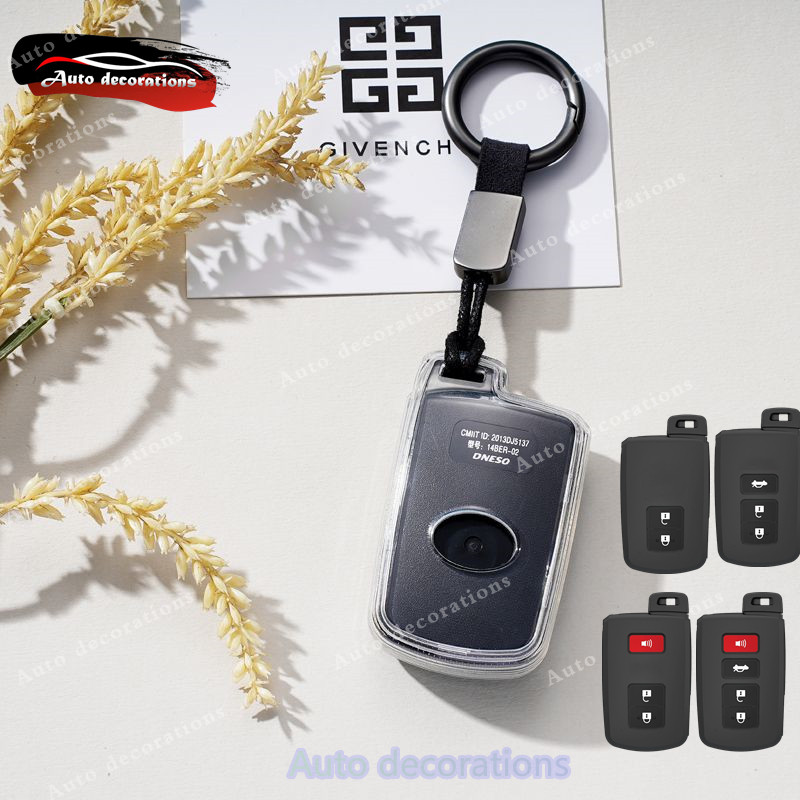 โตโยต้า อัลติส 2018-2019 ปลอกกุญแจ คัมรี่ 2014 เอติโม่ อัลติส 2014 พวงกุญแจด้านบน คัมรี่ ไฮบริด เคสกุญแจอัจฉริยะ ปลอกกุญแจใส - รูปที่ 5