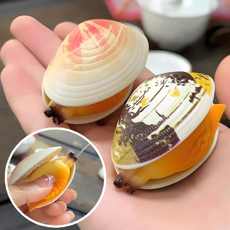 จําลองหอยปืนฉีดน้ําของเล่นหากินเด็กฤดูร้อนกลางแจ้งเล่นน้ําอุปกรณ์ประกอบฉาก YL357