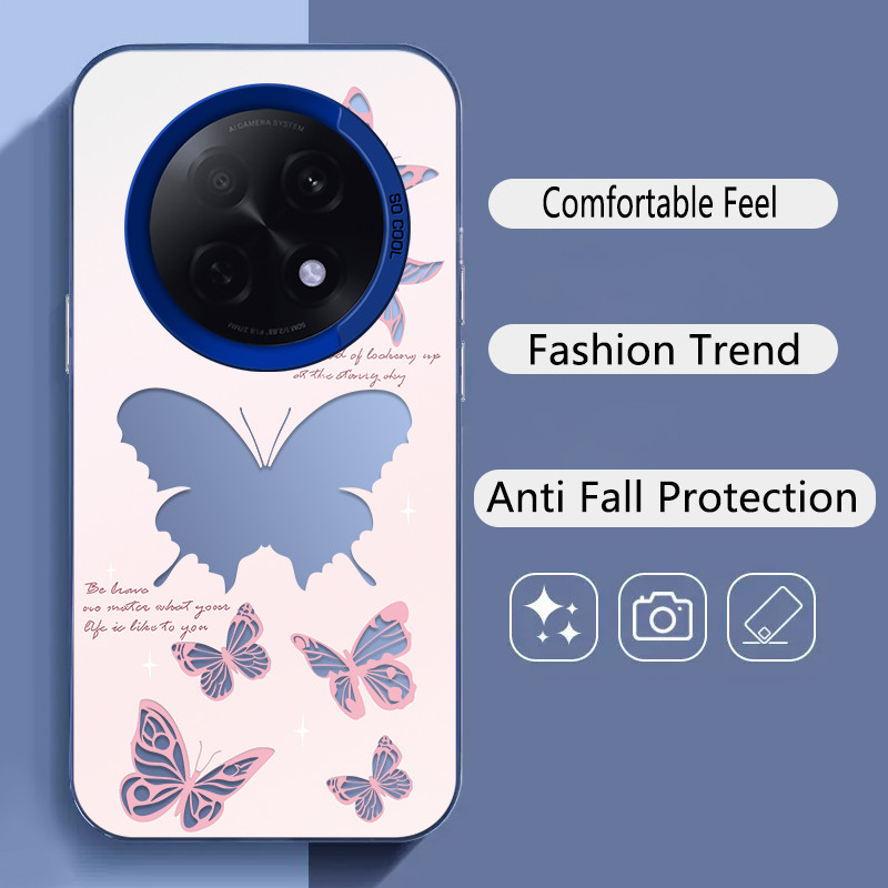 สําหรับ Oppo F29 Pro& Oppo F29 Pro 5G , ผีเสื้อสวย, เคสโทรศัพท์ IMD ป้องกันการตกแบบด้านคุณภาพสูง