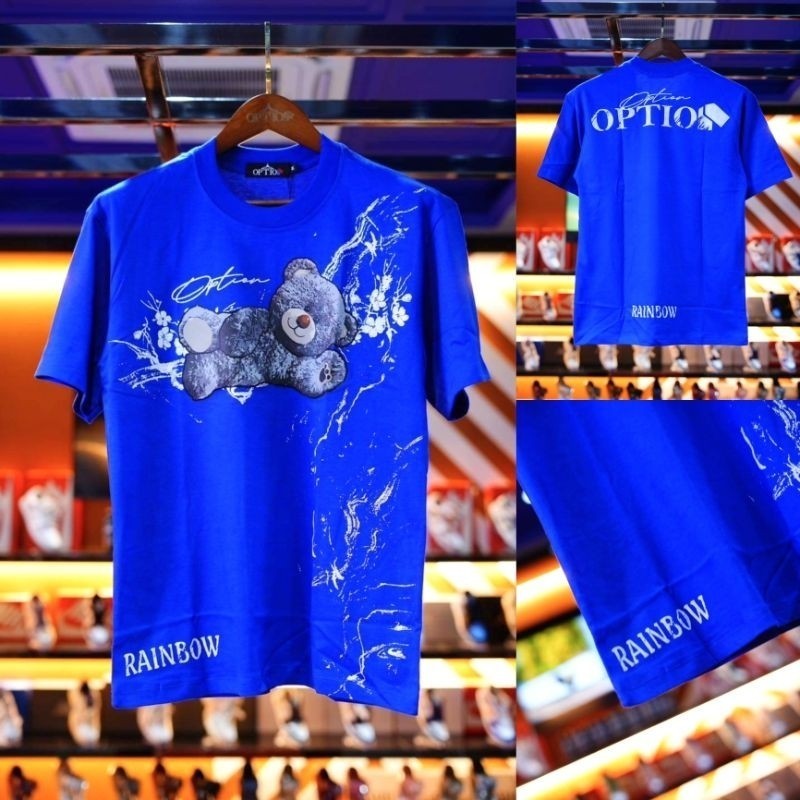 เสื้อ OPTION FLEX UV หมีRainbow ออกแดดเปลี่ยนสี ของแท้