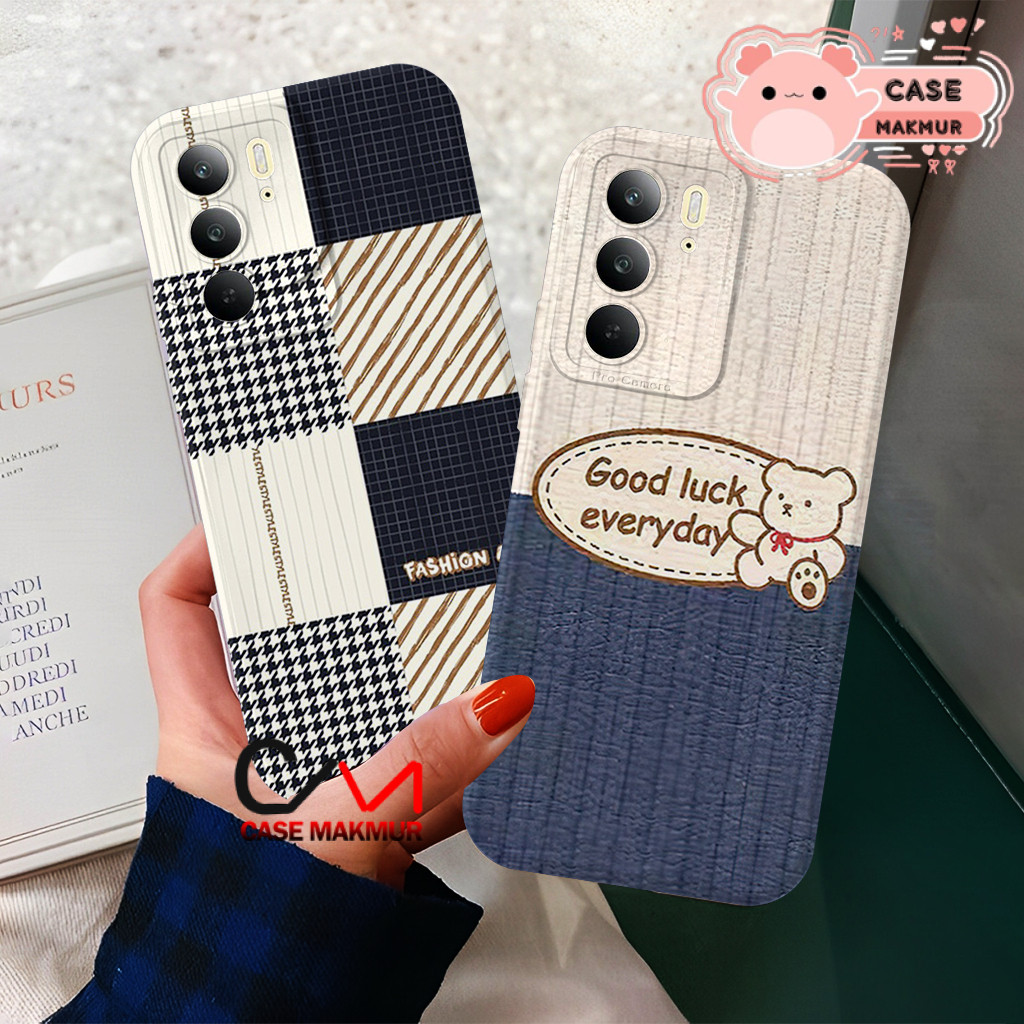 HP [02] Softcase Realme C75 C75x C65 4g 2024 - Silicon TPU - เคสแฟชั่น Bear - เคสโทรศัพท์มือถือ - ตั