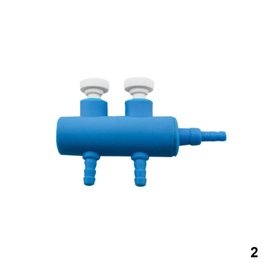 HUAIHAO Aquarium Air ปั๊มท่อ Splitter ปรับวาล์วถังปลาออกซิเจนปั๊มหลอด Splitter จําหน่าย Shunt H4O4 - รูปที่ 5