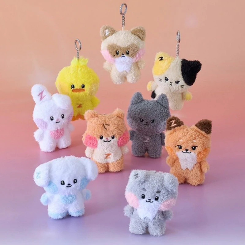 Kpop ZB1 Doll Keychain 12CM Zeroni Cartoon Cute Plush Doll Pendant Bag Accessories Key Ring ZhangHao