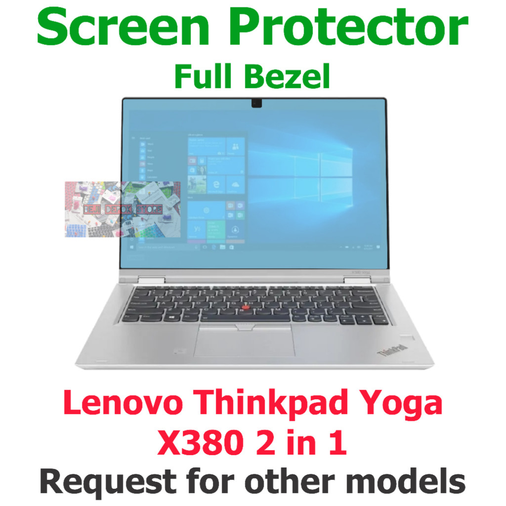 ตัวป้องกันหน้าจอแบบเต็มขอบ Lenovo Thinkpad Yoga X380 2 in 1