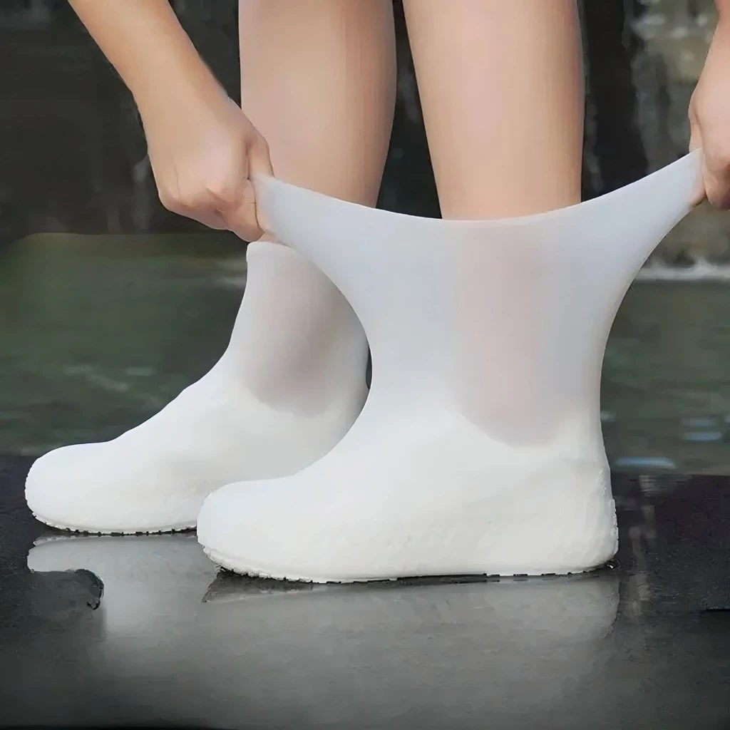ถุงคลุมรองเท้าซิลิโคนกันน้ำ