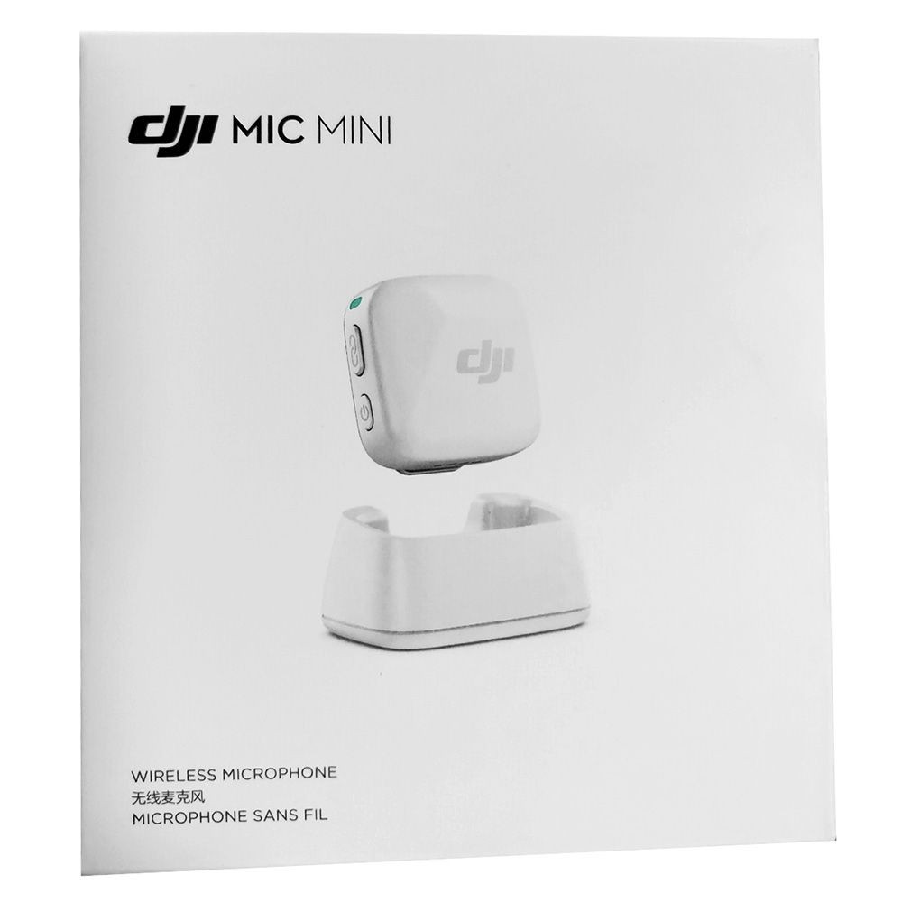 DJI Mic Mini Transmitter (Arctic White) - Noise Cancelling Wireless Mic, DM3002, CP.RN.00000430.01