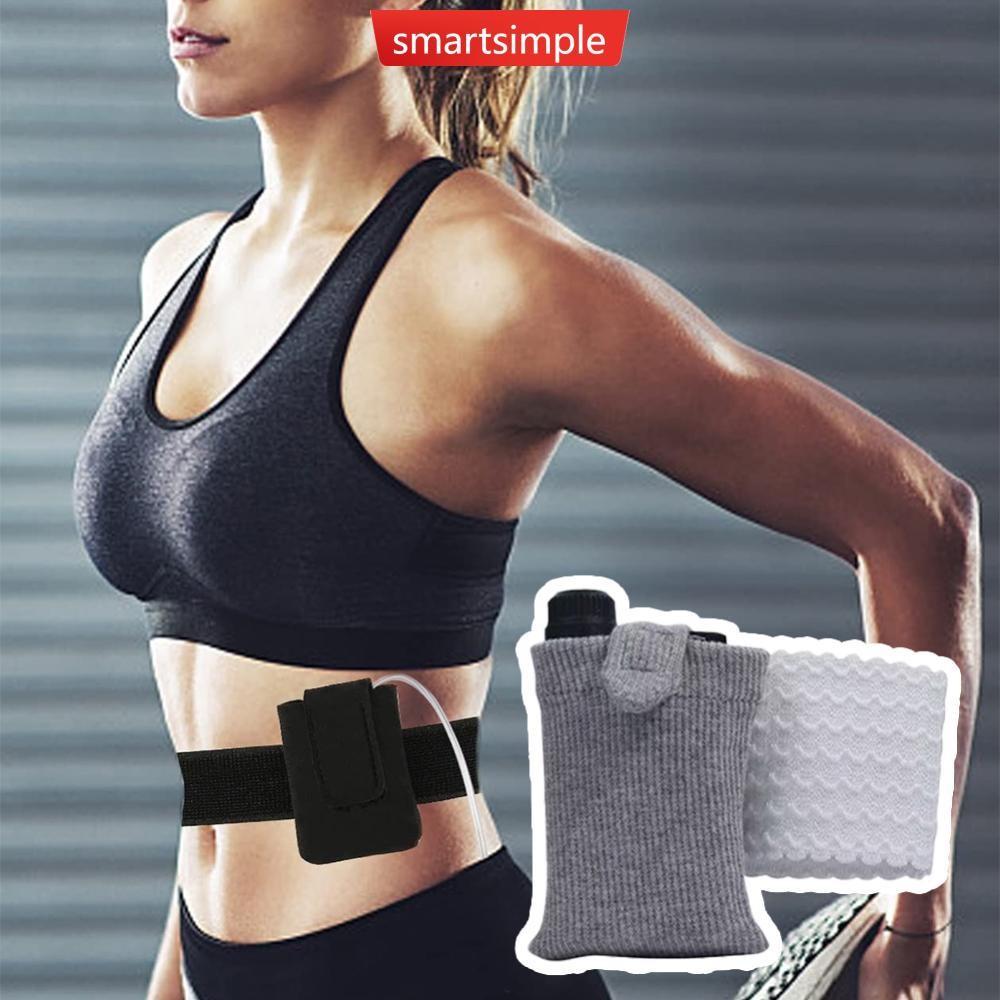 SMARTSIMPLE อินซูลินปั๊มเอวกระเป๋าแขนกระเป๋ายืดหยุ่นสะดวกSelf-กาวอินซูลินปั๊มแขนกระเป๋าทุกวันHealth 