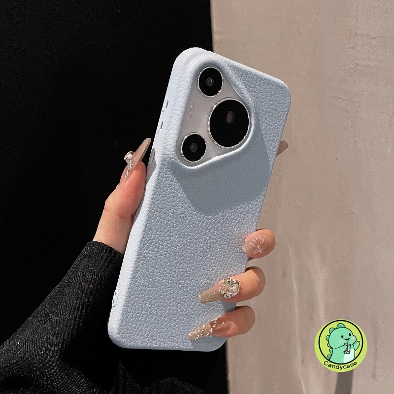 หนัง PU สําหรับ Vivo Y29 Y28 Y28S Y27 Y18 Y18S Y18i Y18E Y17 Y17S Y16 Y03 Y03T 5G 4G หรูหราปกหลังน่ารัก Simple Candy สีนุ่มกันกระแทกปลอก