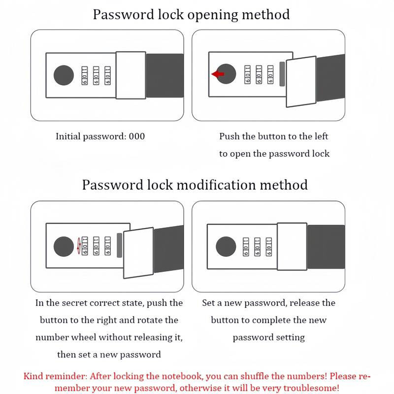 ALSHASTRA Toddi Leather Notebook Diary 300 หน้า มีตัวล็อค - JJ-03