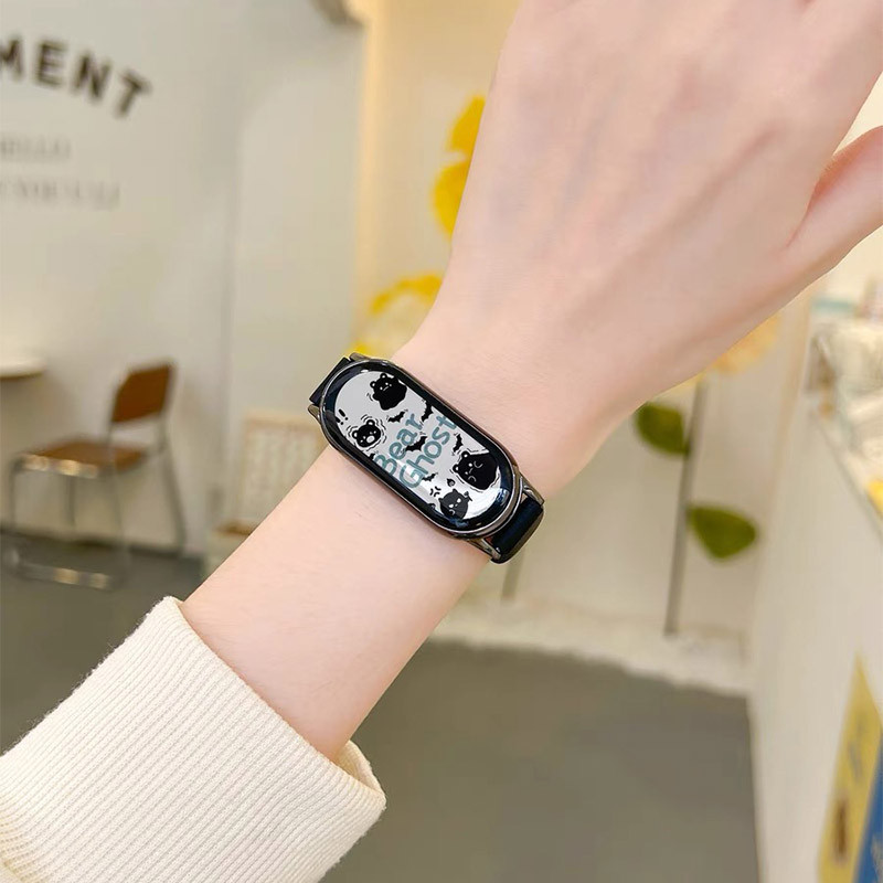 สาย xiaomi band 9/8 สายซิลิโคน สายนาฬิกา + เคสป้องกัน 2 in 1 กันน้ำและกันเหงื่อ - รูปที่ 5