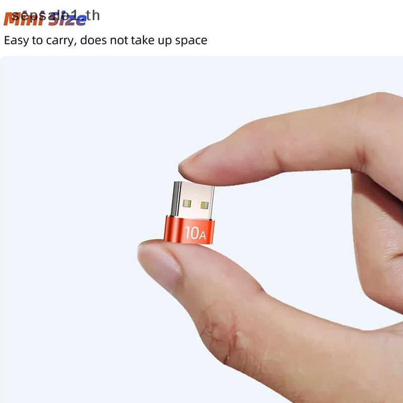 Th 10A USB 3.0 ถึงอะแดปเตอร์ Type C OTG Type C ชาย USB หญิง Converter สําหรับแล็ปท็อป USB C Fast Charging Adapter BGH