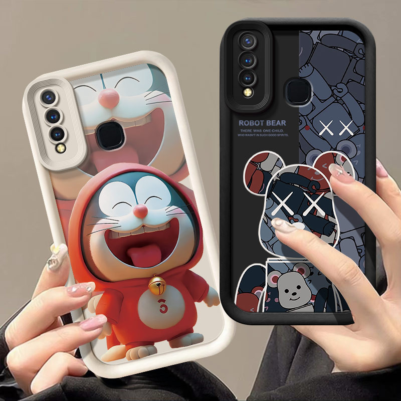 เคส vivo y19 สําหรับปลอก เคสโทรศัพท์ป้องกันการตกน่ารัก