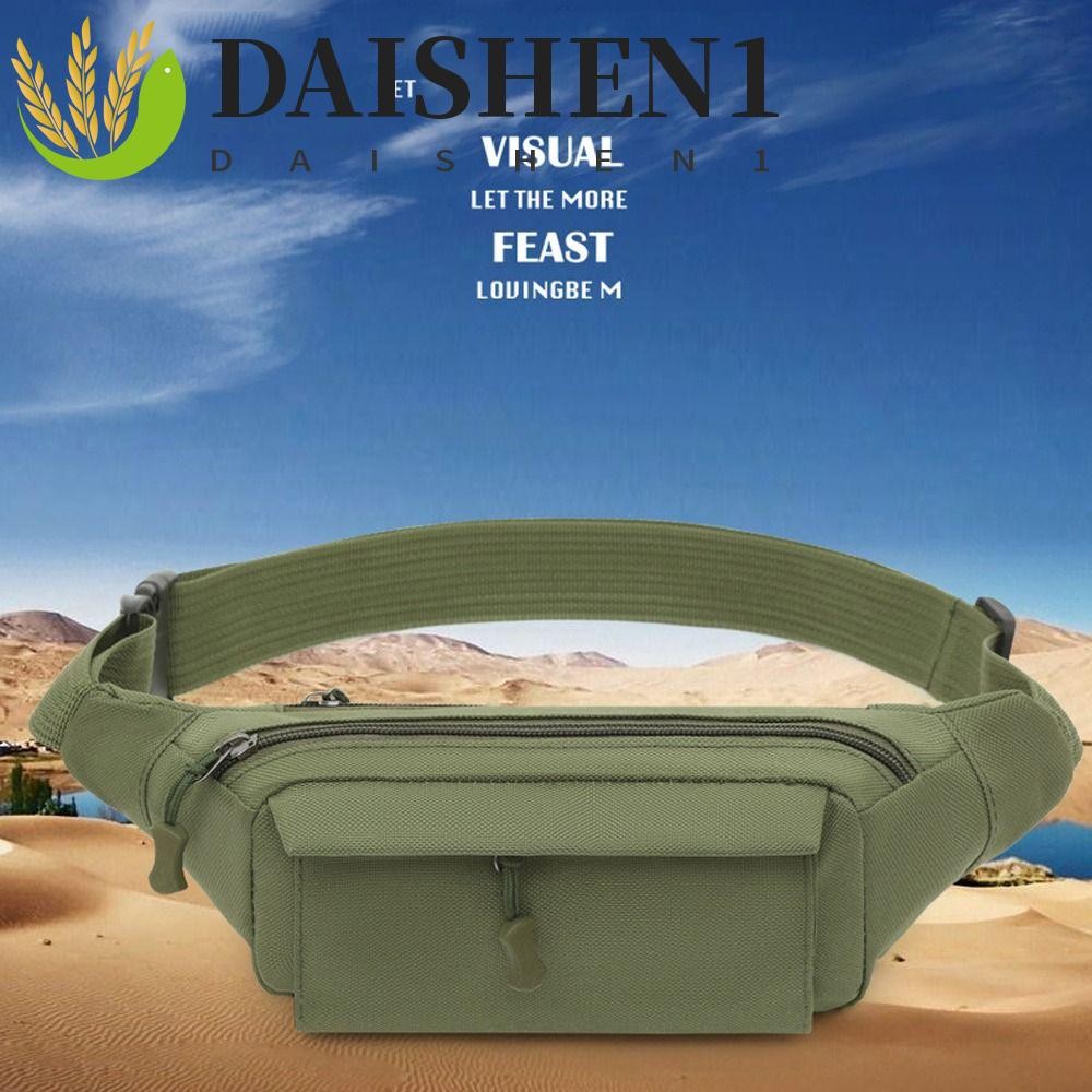 Daishen1 กระเป๋าคาดเอว ผ้าออกซ์ฟอร์ด กันน้ํา ทนต่อการสึกหรอ สําหรับผู้ชาย