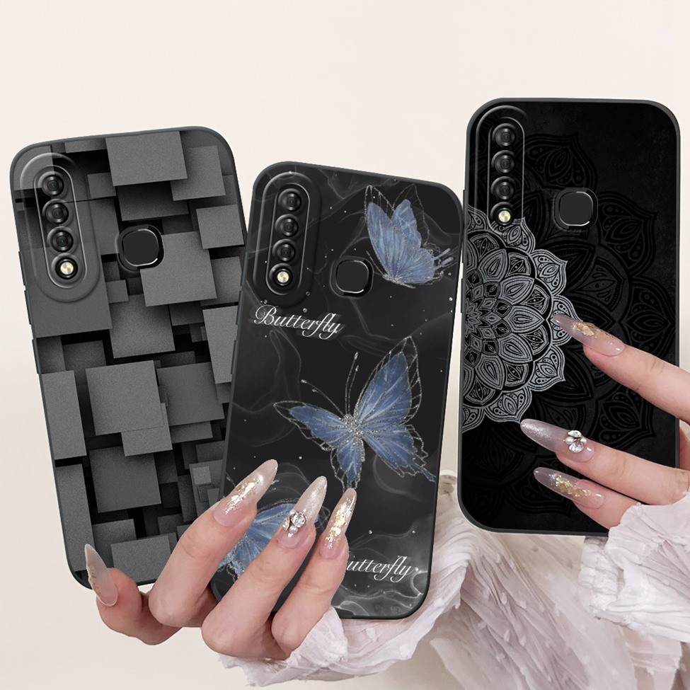 Infinix สมาร์ท 3Plus X627V กรณีแฟชั่นน่ารักตลกสาว Panda Cat ความงามซิลิโคนปกหลัง Infinix สมาร์ท 3 Plus เคสโทรศัพท์กันชน