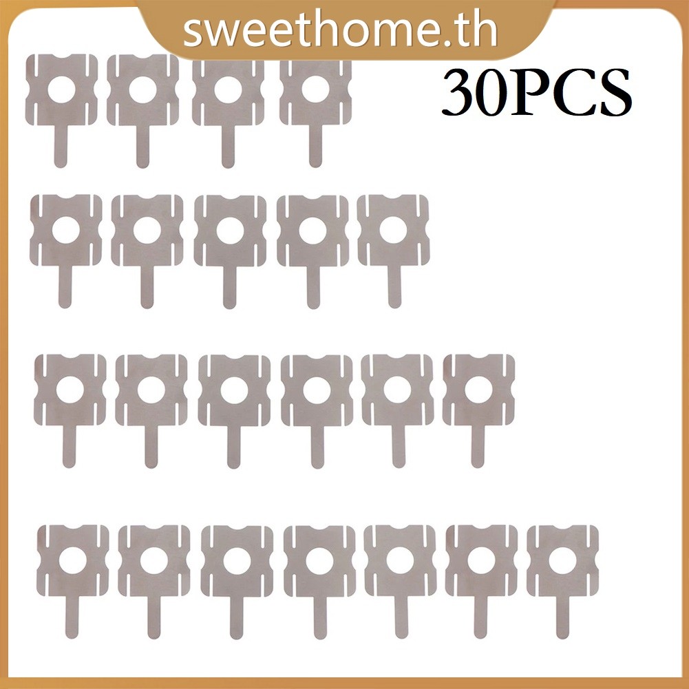 <SWHOME> 30 ชิ้น 4S แบตเตอรี่ลิเธียมเปลี่ยนจุดเชื่อมแผ่นนิกเกิลรูปตัว U <OCTOBER>