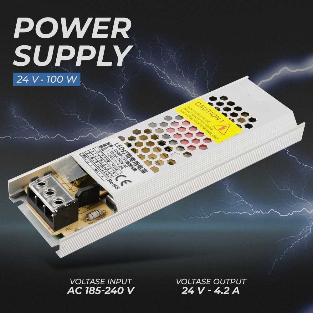 SWE Power Supply 24 V Ultra Thin Silent Power 100 W - S-24-100 [ IKF Store ]