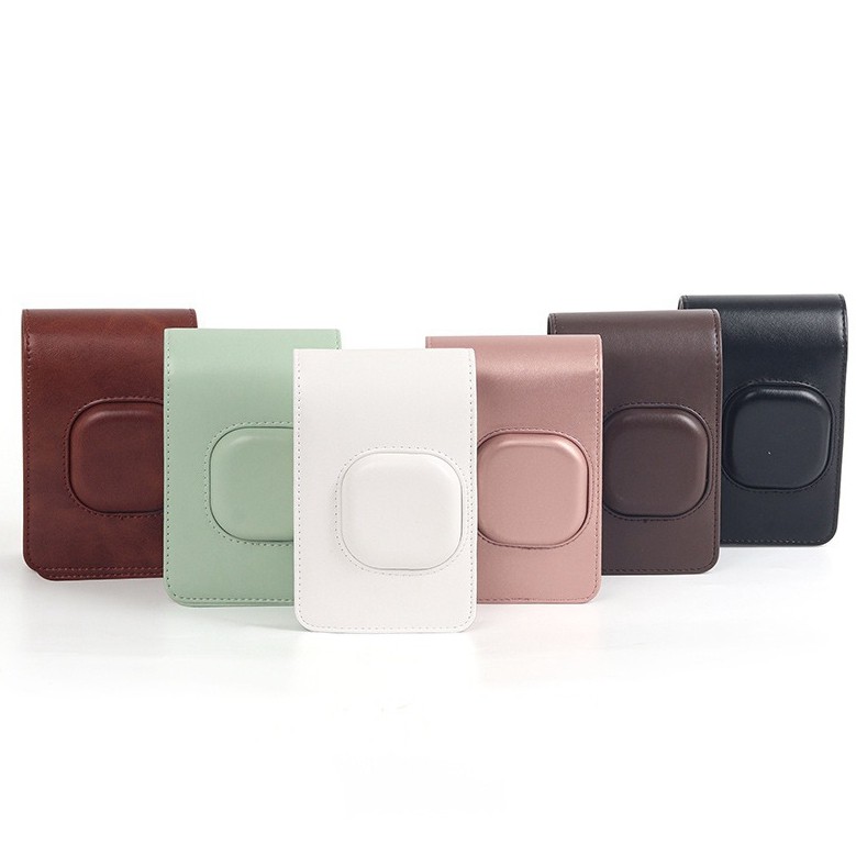 [Film Lab] เคสหนัง Instax Mini LiPlay เคสกล้อง เคสป้องกันกล้อง กับสายคล้อง CAA72