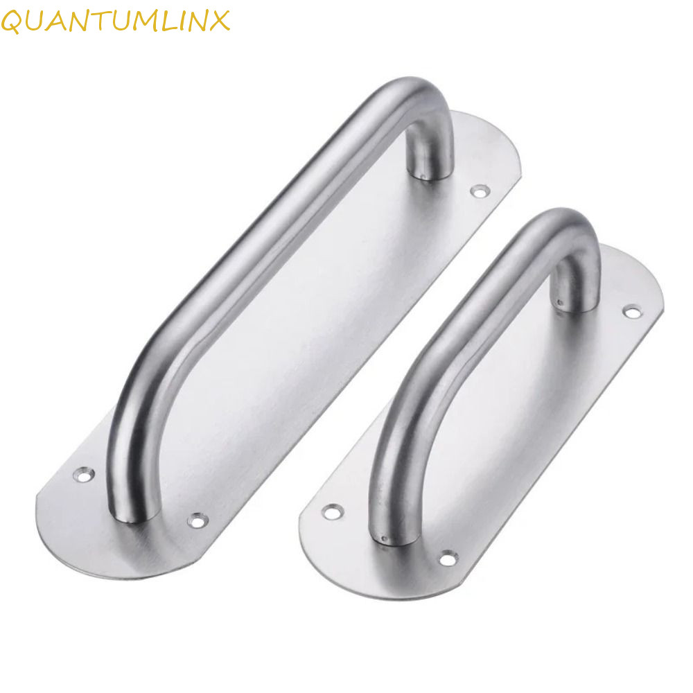Quantuml มือจับประตู, ความปลอดภัยประตูเฟอร์นิเจอร์จับ Heavy Duty Barn ประตูดึง, สแตนเลสขนาดใหญ่ประตูบานเลื่อนหนามือจับประตูประตูดึง