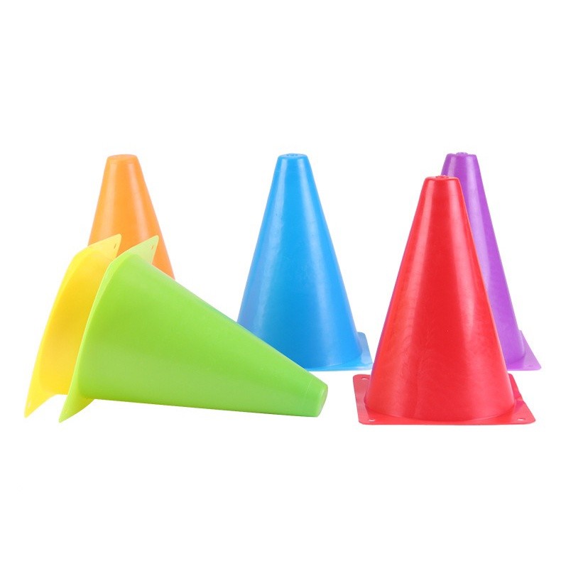 23 ซม./18 ซม./15 ซม. 9 นิ้ว Skittle กรวยกีฬาฟุตบอลฟุตซอลตะกร้อการฝึกอบรม Marker กรวย Agility Skittle