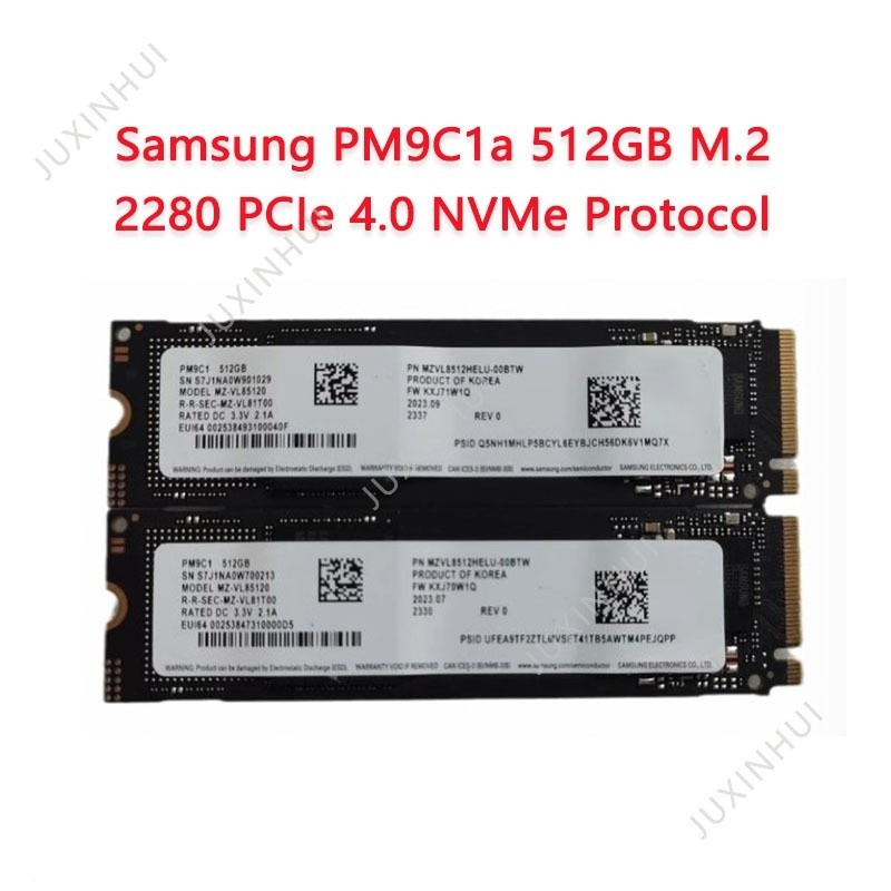 ใหม่ล่าสุด Samsung pm9c1a 512g nvme protocol SSD m.2 2280 pcie4.0  4 สําหรับเดสก์ท็อปโน้ตบุ๊คประสิทธ