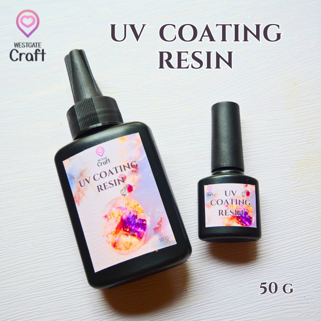 UV COATING RESIN 50 g ยูวีเคลือบ เงาวับ