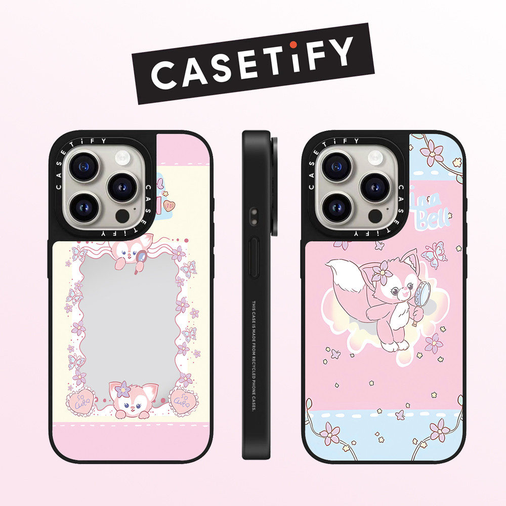 Drop proof CASETIFY เคสโทรศัพท์สําหรับ iPhone 16promax 16pro 16 15Pro 15promax 14promax 13 13promax พิมพ์ด้านข้างเคสแข็งน่ารัก Lina Belle 12 12promax กรณี iPhone 11 กรณีคุณภาพสูง