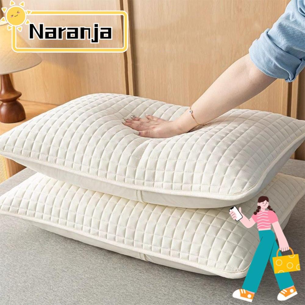 ปลอกหมอน NARANJA, ตัวป้องกันหมอนน้ํามันหัวป้องกันไร, ปลอกหมอนในครัวเรือนคลิปผ้าฝ้ายกันเหงื่อสบาย