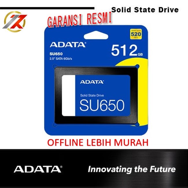 ADATA SU650 512GB SSD - SSD ภายใน SATA 2.5 นิ้ว