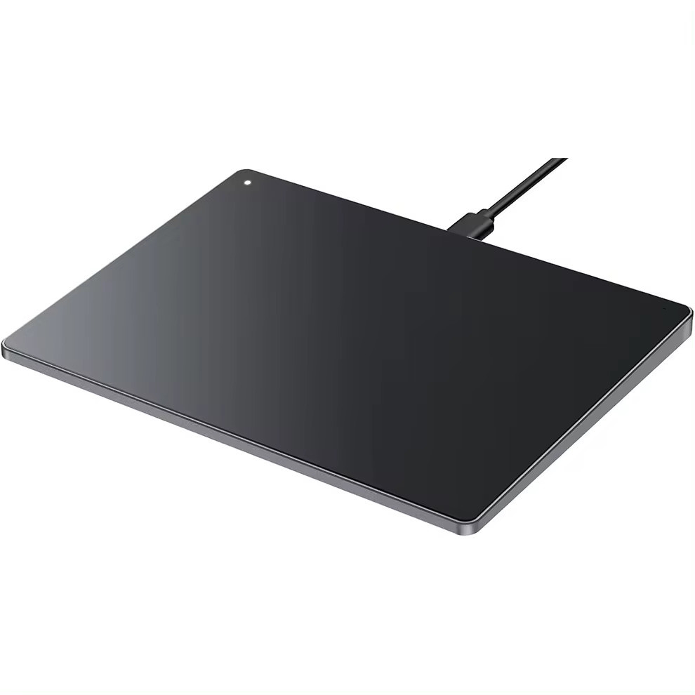 Bow USB แบบมีสาย Multi-Touch Trackpad Slim AluminiumTouchpad เมาส์สําหรับ Windows 10/11 เดสก์ท็อป/แล็ปท็อป/คอมพิวเตอร์โน้ตบุ๊ค PC