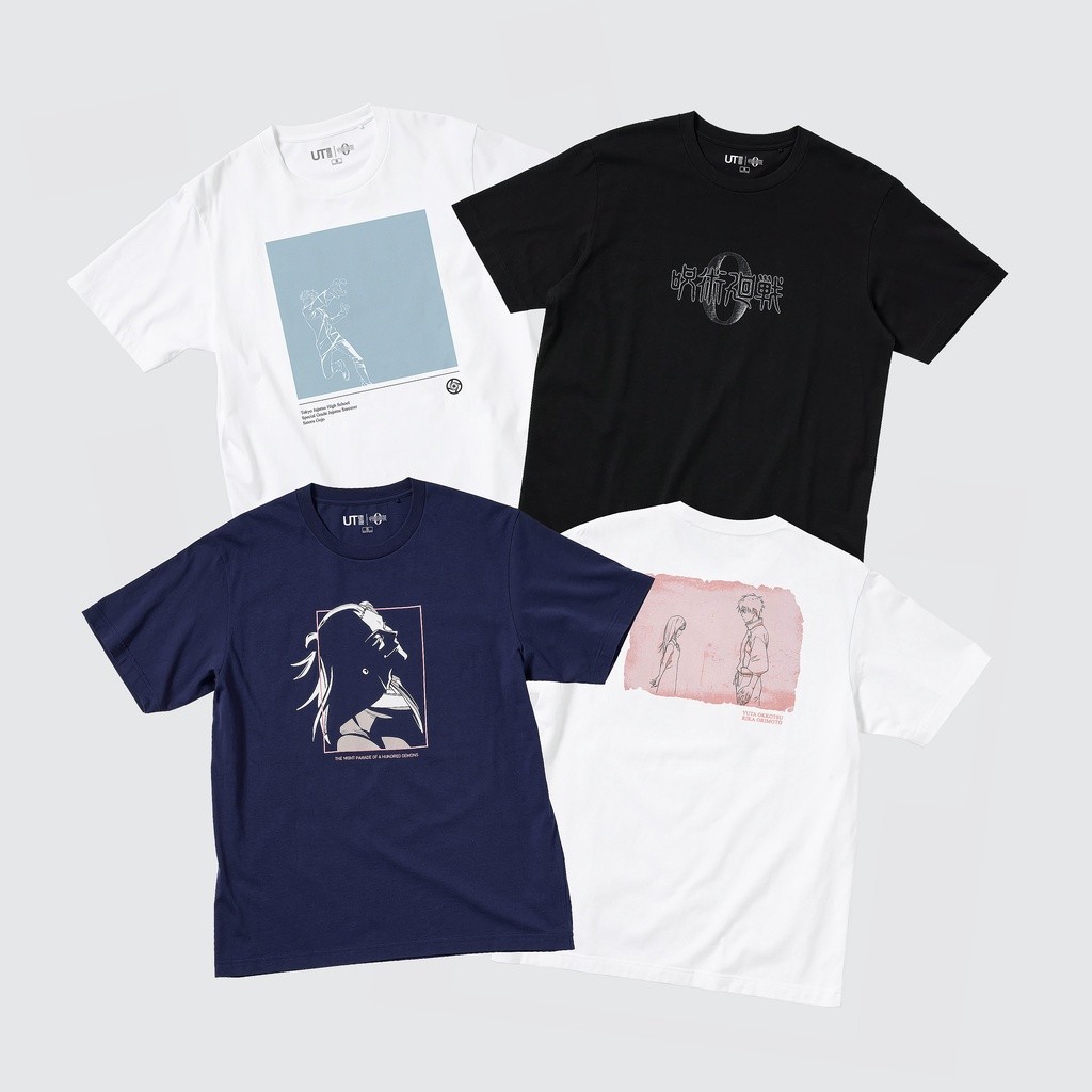 [100% Cotton] Uniqlo X JUJUTSU KAISEN: 0 | เสื้อยืด พิมพ์ลายกราฟิก Ut GRAPHIC | มหาเวทย์ผนึกมาร 0 | เสื้อยืด ลายการ์ตูนอ