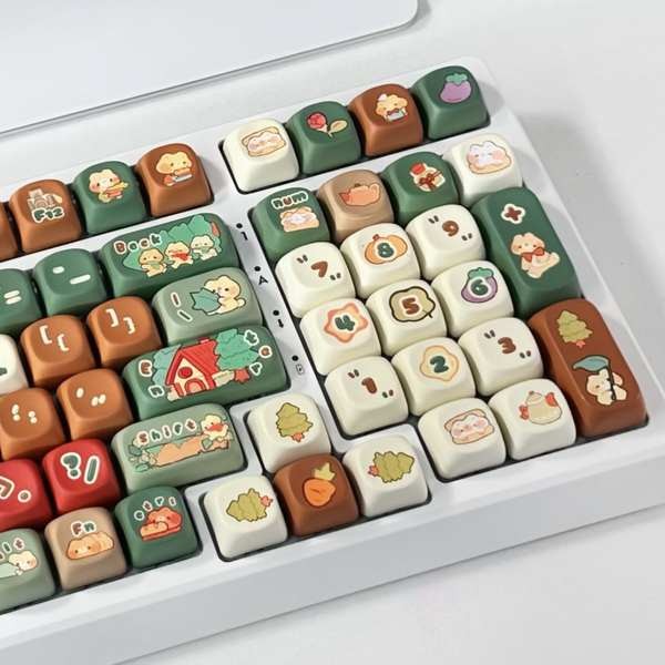 keycap anime keyboard คริสต์มาสขิงลูกอม Keycaps MOA Keycaps คีย์บอร์ดเครื่องกลที่กําหนดเอง Keycaps ช