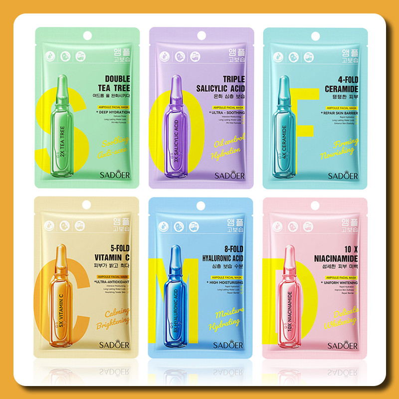 มาส์กหน้า Mask แผ่นมาส์กหน้า SADOER บำรุงผิว มาส์กหน้า มาร์คหน้า มาร์กหน้า มาร์ค