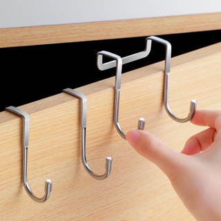 ตะขอสแตนเลสช่องว่างลิ้นชักไม่มีการเจาะไม่ติดประตูตู้ตะขอห้อง…