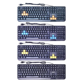 OKER KB-318 SLIM DESKTOP WIRED USB KEYBOARD WATERPOOF คีย์บอร์ด รับประกัน 1 ปี