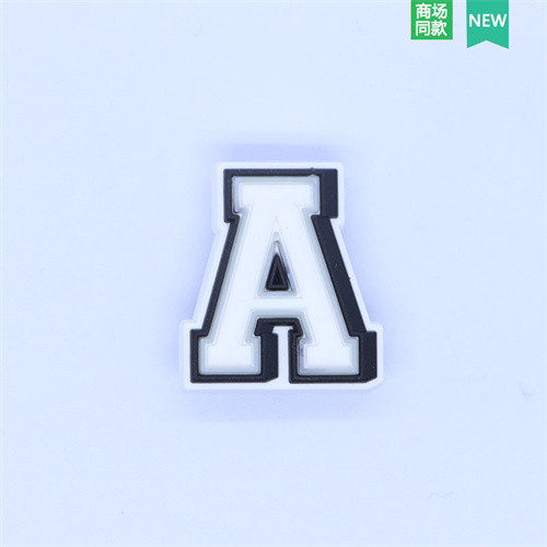 Crocs Jibbitz Alphanumeric series หัวเข็มขัดรองเท้า AZ รูอุปกรณ์เสริมรองเท้า charm crocs 0-9 รองเท้าแตะหัวเข็มขัดตกแต่ง